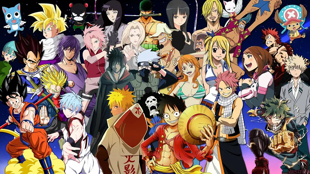Дерев'яний фігурний пазл ANIME STYLE 4, А2, Дерев'яна коробка 300+ елементів - фото 3