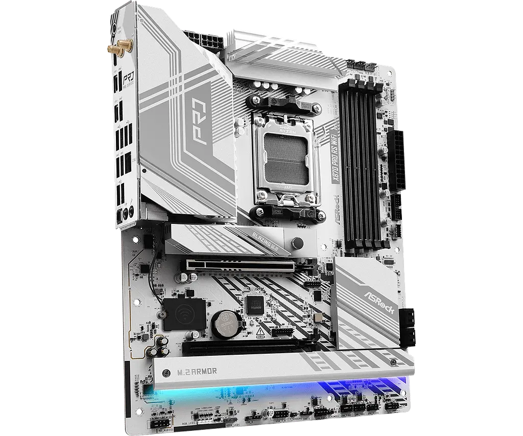 Материнська плата ASRock X870 Pro RS WiFi Socket AM5 (X870 PRO RS WIFI) - фото 2