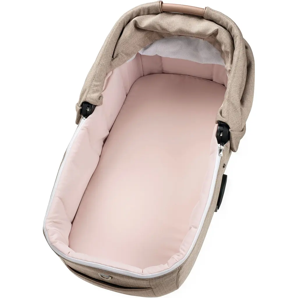 Коляска Peg-Perego Veloce Belvedere Mon Amour 2 в 1 с подставкой к люльке розовое золото - фото 7