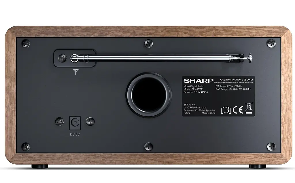 Портативна акустика Sharp DR-450(BR) (DR-450(BR)) - фото 4