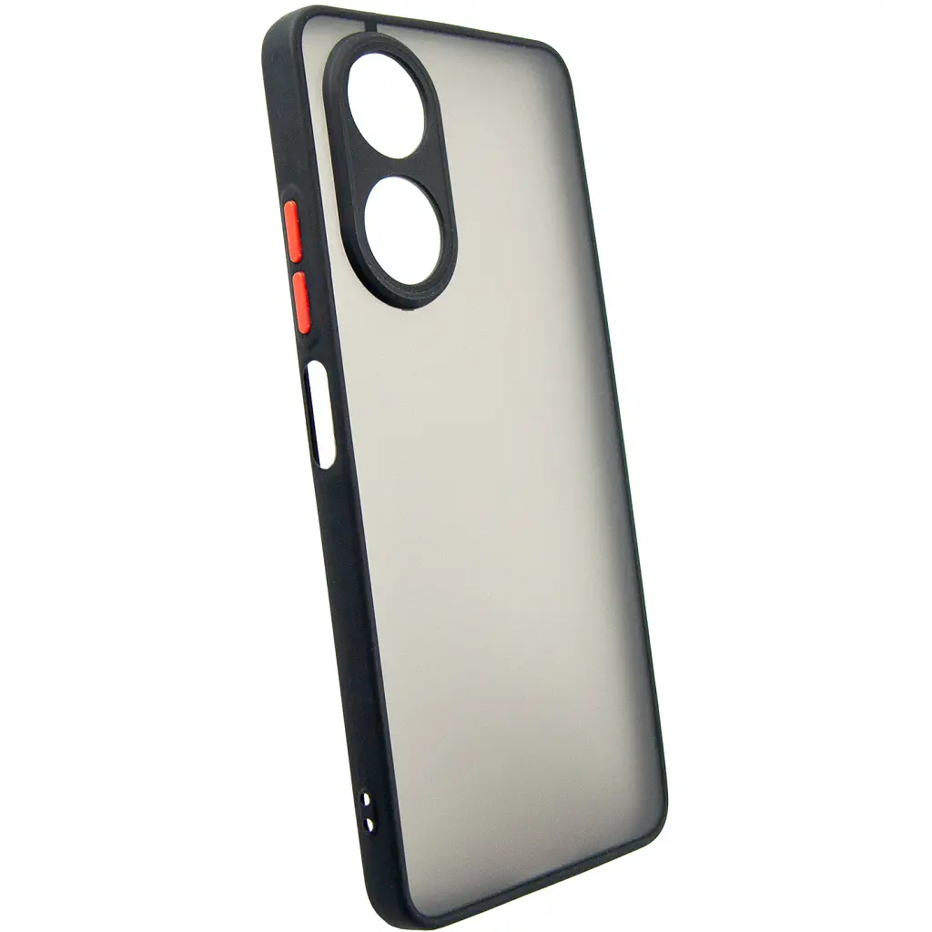 Чехол для мобильного телефона Dengos Matte OPPO A58 4G (black) (DG-TPU-MATT-132) - фото 2