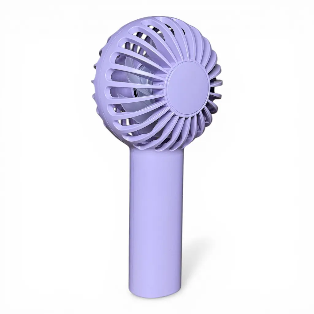 Вентилятор ручний YW-DC03 акумуляторний 3W, Type-C, 3 режими швидкості - Purple - фото 5