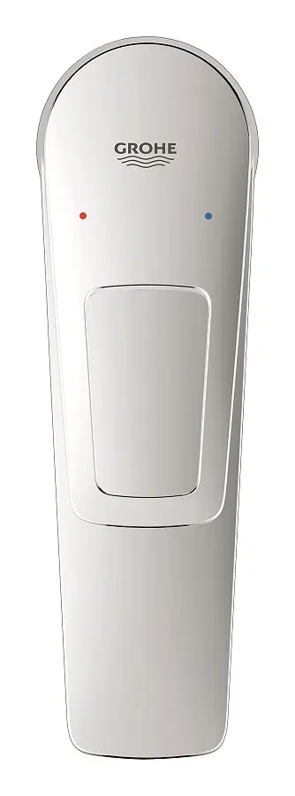 Змішувач для умивальника M-Size + натискний донний клапан Grohe BauLoop New 23886001 Хром - фото 4