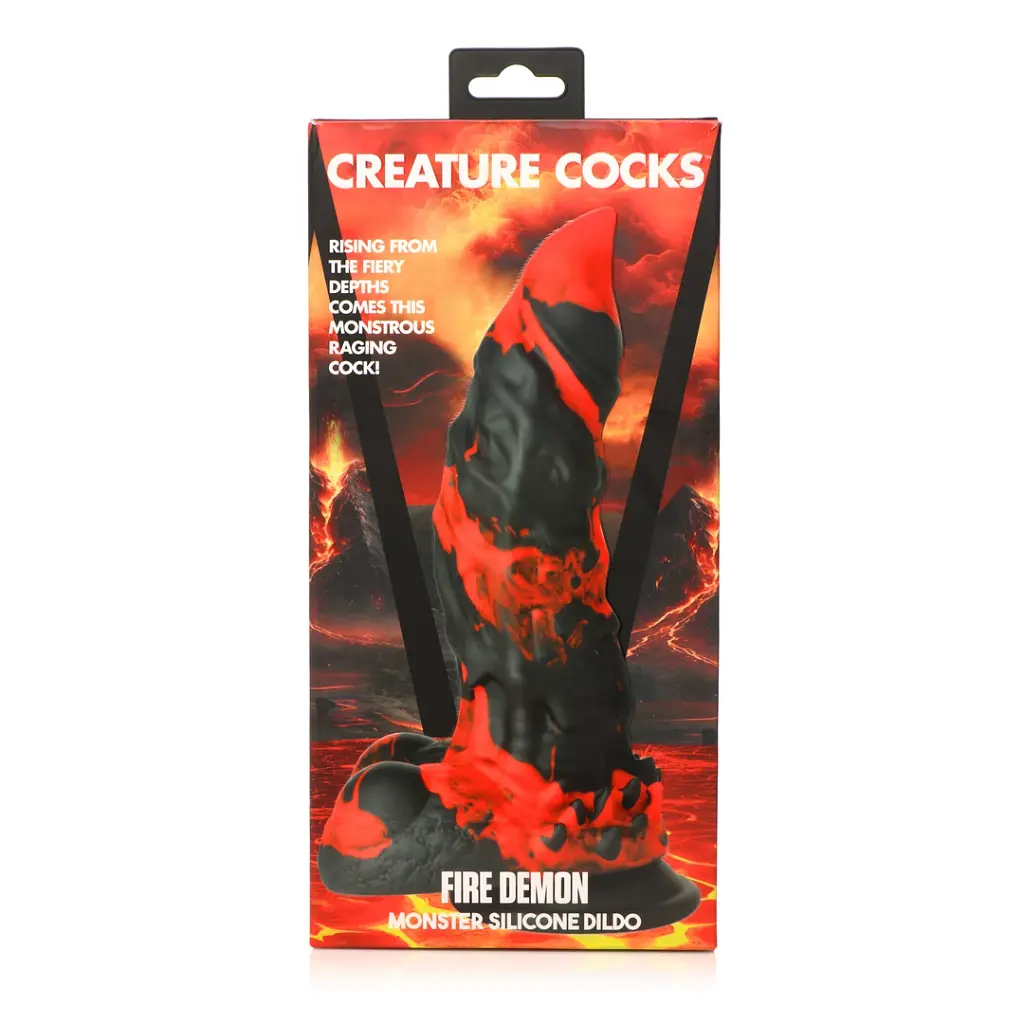 Фалоімітатор XR Brands Master Series Monster 23 см (червоний з чорним) - фото 6