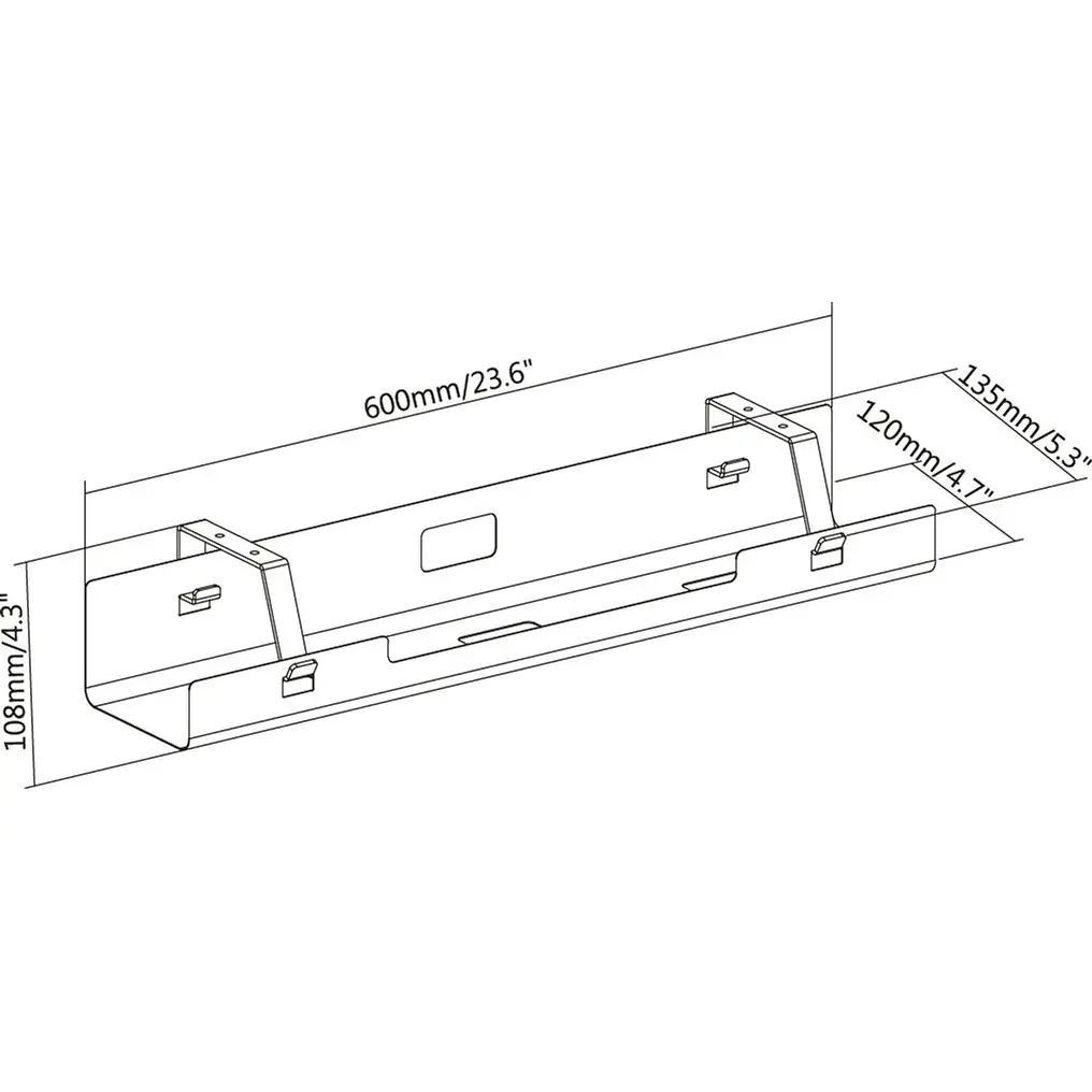 Органайзер для кабелю OfficePro CT310 Чорний - фото 9