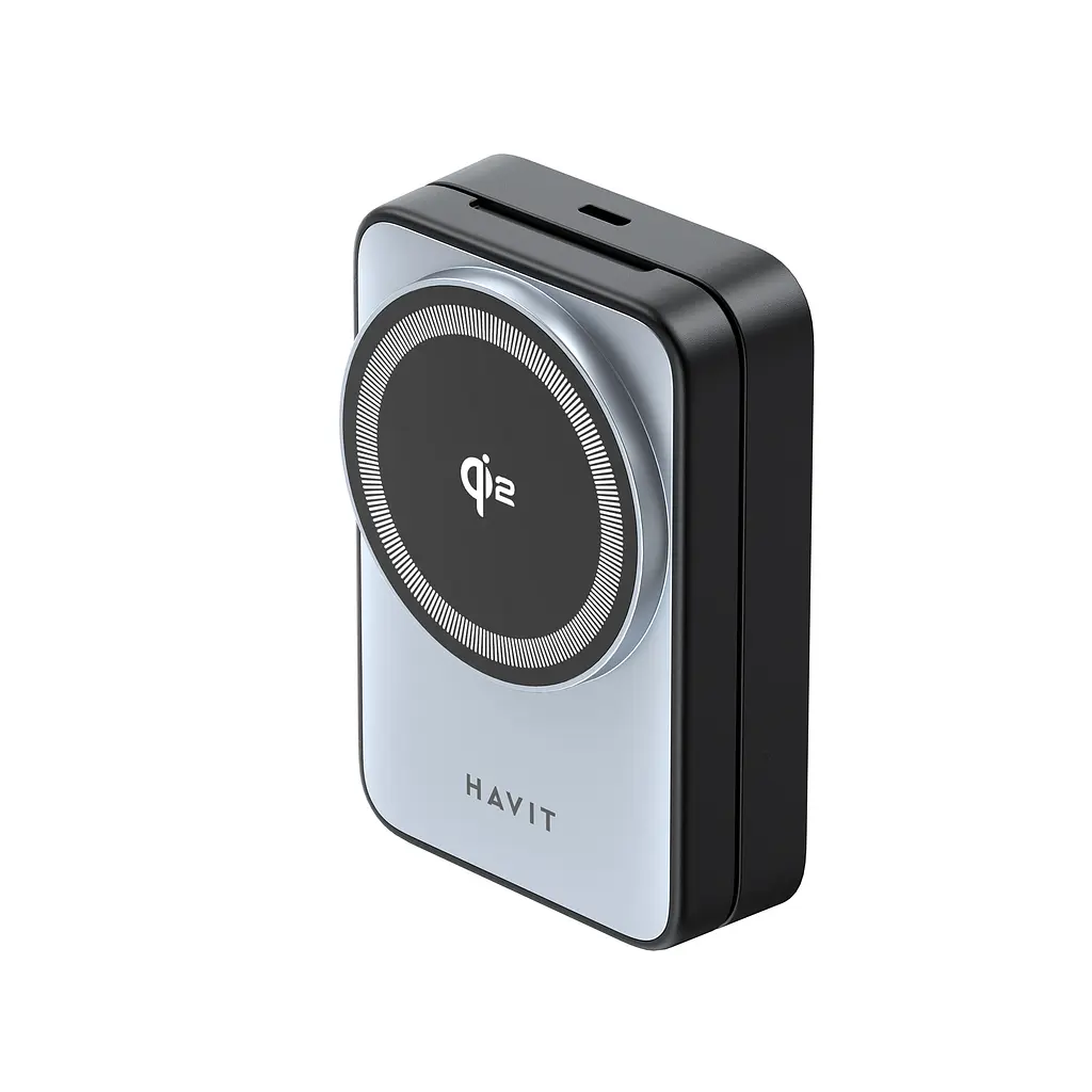 Настільна бездротова зарядка 3в1 HAVIT W3103 15W Gray HAVIT (28680-000) - фото 5