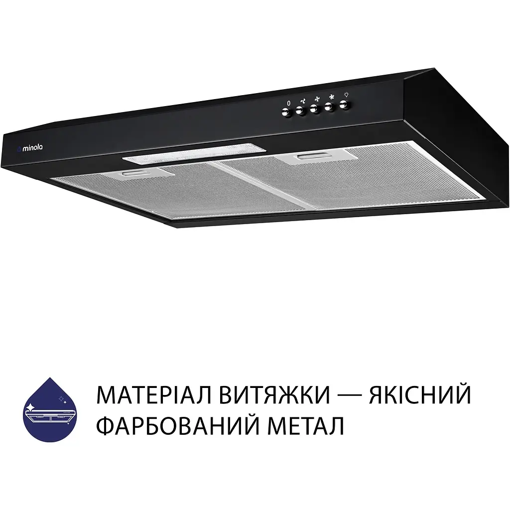 Витяжка Minola HPL 512 BL - фото 2