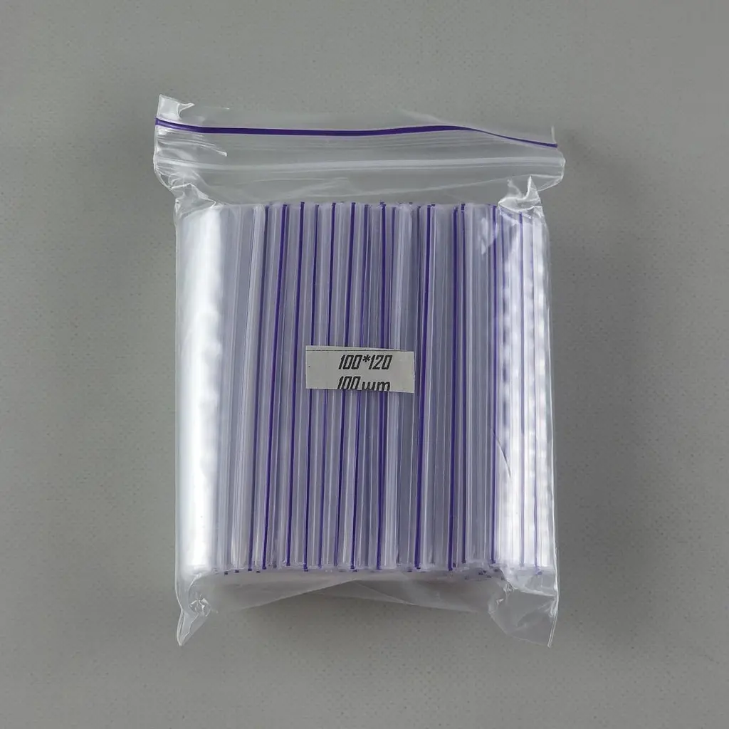 Пакети Zip-Lock прозорі 10x12 см, 100 шт, 50 мкм, поліетиленові пакети із застібкою - фото 3