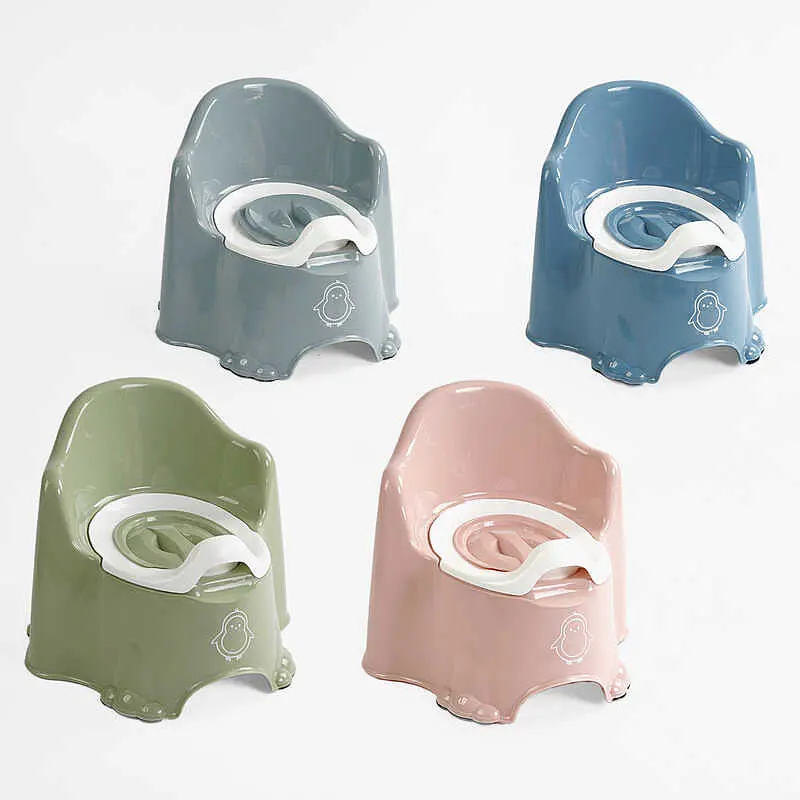 Горщик дитячий, знімний лоток, кришка, антиковзкі накладки на ніжках, 11111 (В асортименті) - фото 2