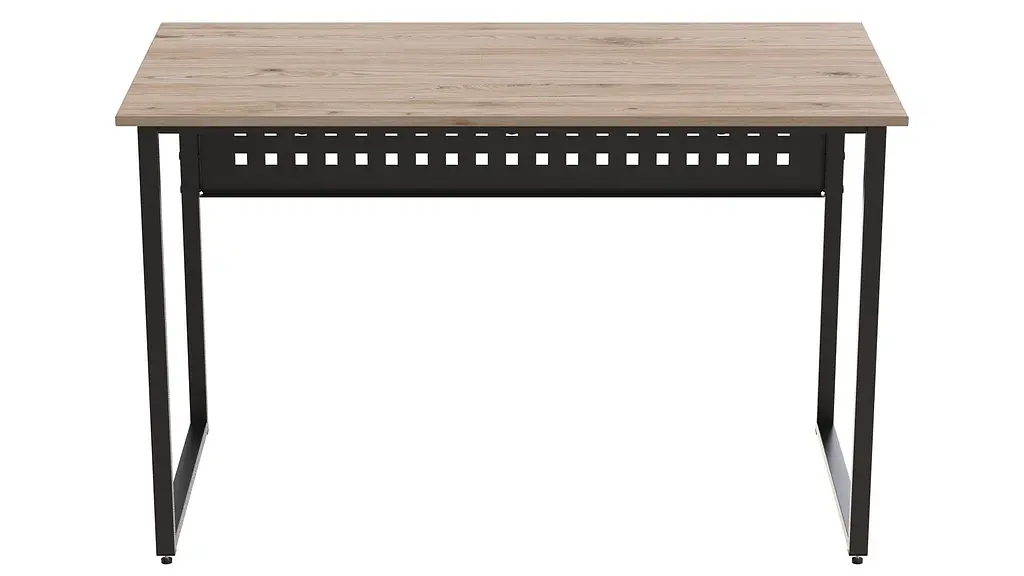 Компьютерный стол Ferrum-decor Майк 75x100x70 черный ДСП Дуб Сан-Марино 32мм (FRD-103885) - фото 3