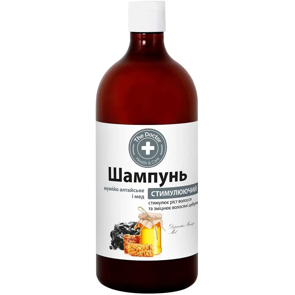 Шампунь Домашний Доктор Муміє алтайське та мед 1 л - фото 1