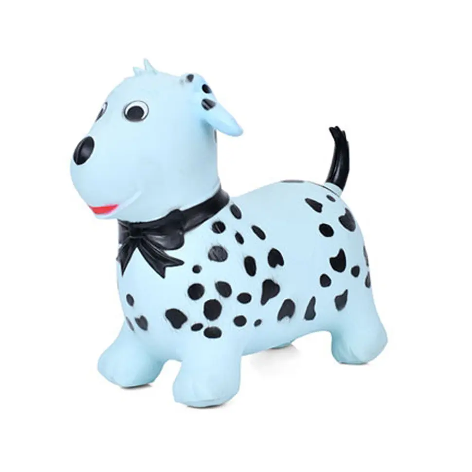 Дитяча іграшка-стрибун "Цуценя" MS 4160 (Blue) гума, до 20 кг