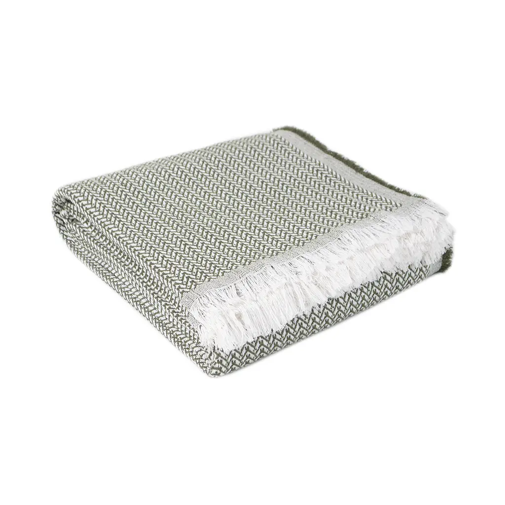 Покрывало Lotus Home - Retimna khaki хаки 220x240 - фото 5