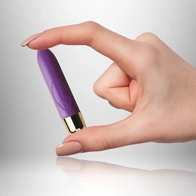 Анальна пробка з вібрацією Rocks Off Petite 10 см (фіолетовий) - фото 4