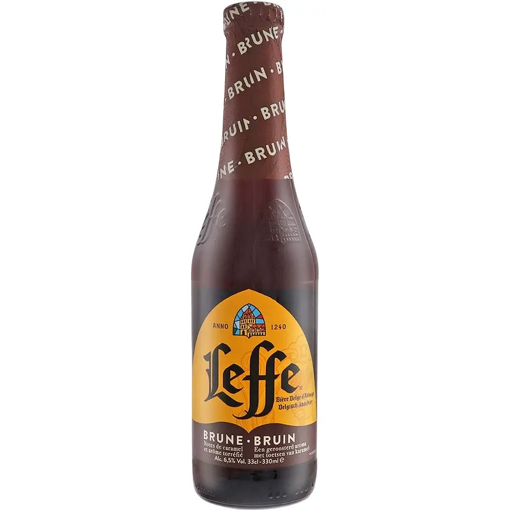 Пиво Leffe Brune темное 6.5%, 0.66 л (2 шт.х 0.33 л) - фото 2