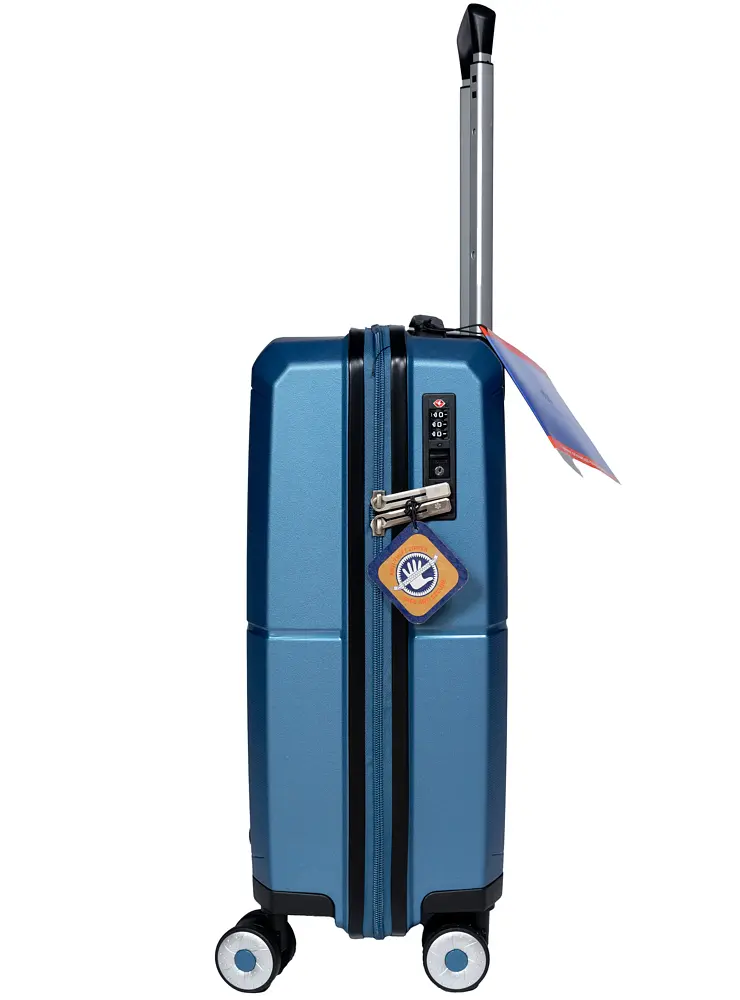 Валіза Snowball 49103 колір синій розмір маленький S - фото 9