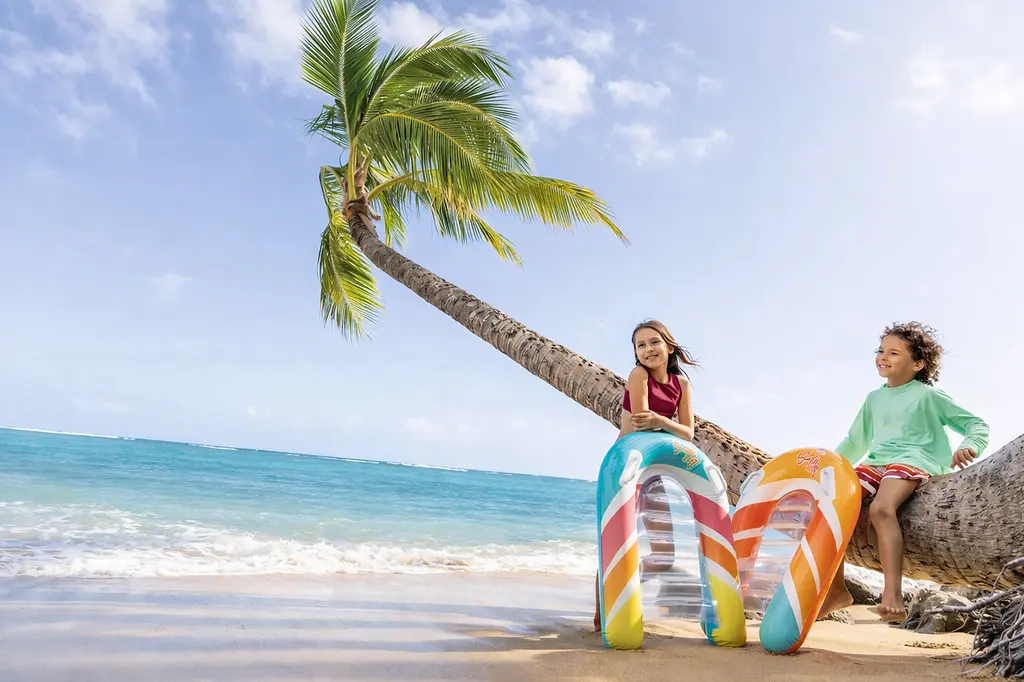 Дитячий надувний матрац-плотик Intex Surf’s Up 84×79 см з ручками для води від 6 років до 40 кг - фото 8