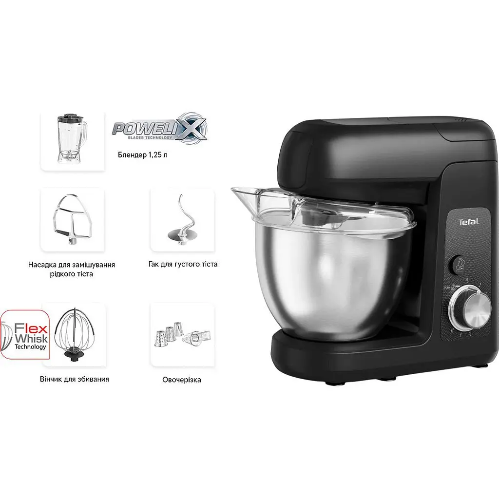 Кухонная машина Tefal Bake Partner QB522838 [131357] - фото 4