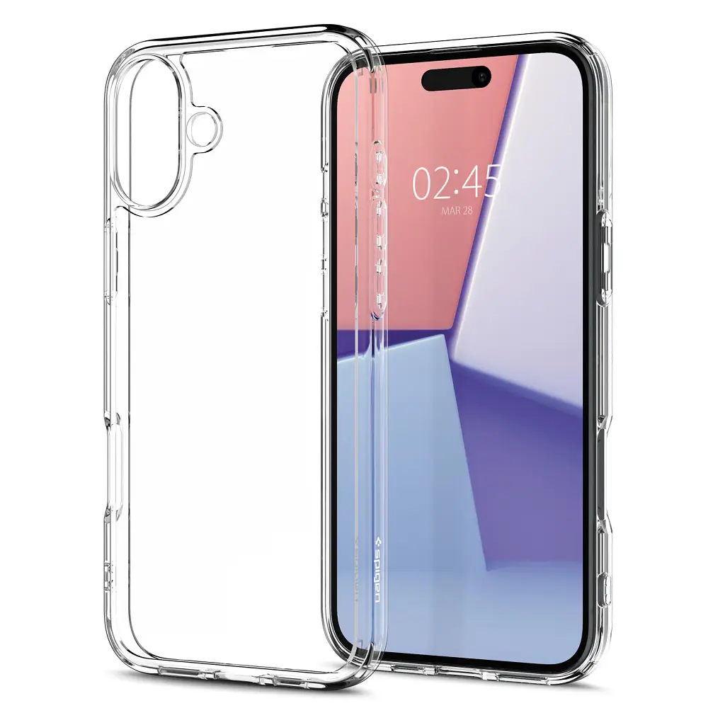 Чохол-накладка Spigen Ultra Hybrid для Apple iPhone 16 Crystal Clear (ACS08197) - фото 3