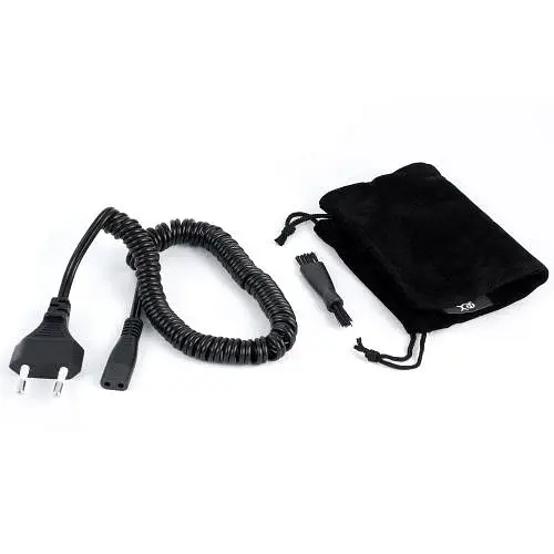 Електробритва Харків Х-7500, Black, 6W, роторна, сухе гоління, 3 головки для гоління, одинарне лезо, живлення від мережі, тример для скронь, механічна кнопка включення - фото 3