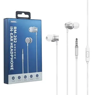 Наушники Remax RM-202 Стальной - фото 4