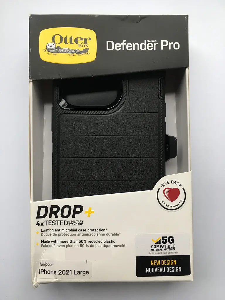 Чохол протиударний з кліпсою OtterBox Defender Pro 77-83539 для iPhone 13 Pro Max/12 Pro Max (6.7") Black - фото 3