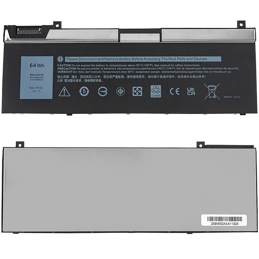 Батарея для ноутбука Dell 0H6K6V INNER (Precision: 7740 7330 7540) 7.6V 64Wh Чорний - фото 2