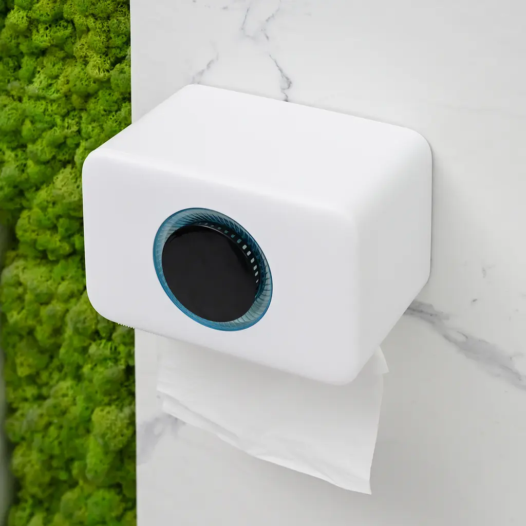 Набір аксесуарів для ванної кімнати МВМ My Home MVM-26 білий з чорним (MVM-MH-26 WHITE/BLACK) - фото 5