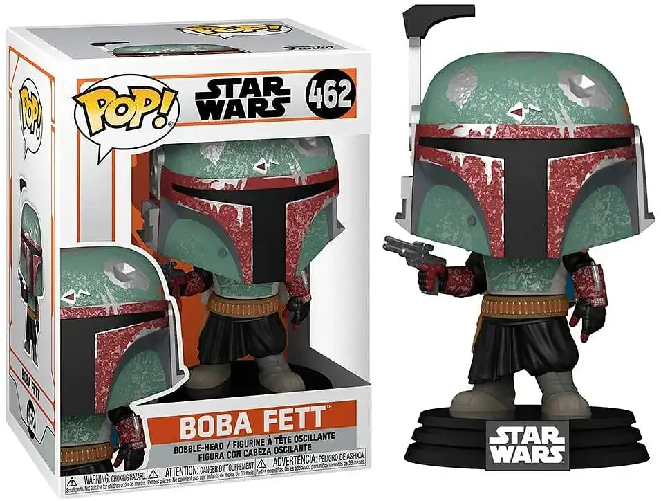 Фигурка Фанко Поп Звездные войны Боба Фетт Funko Pop Star Wars Boba Fett 10 см SW BF 462 - фото 2