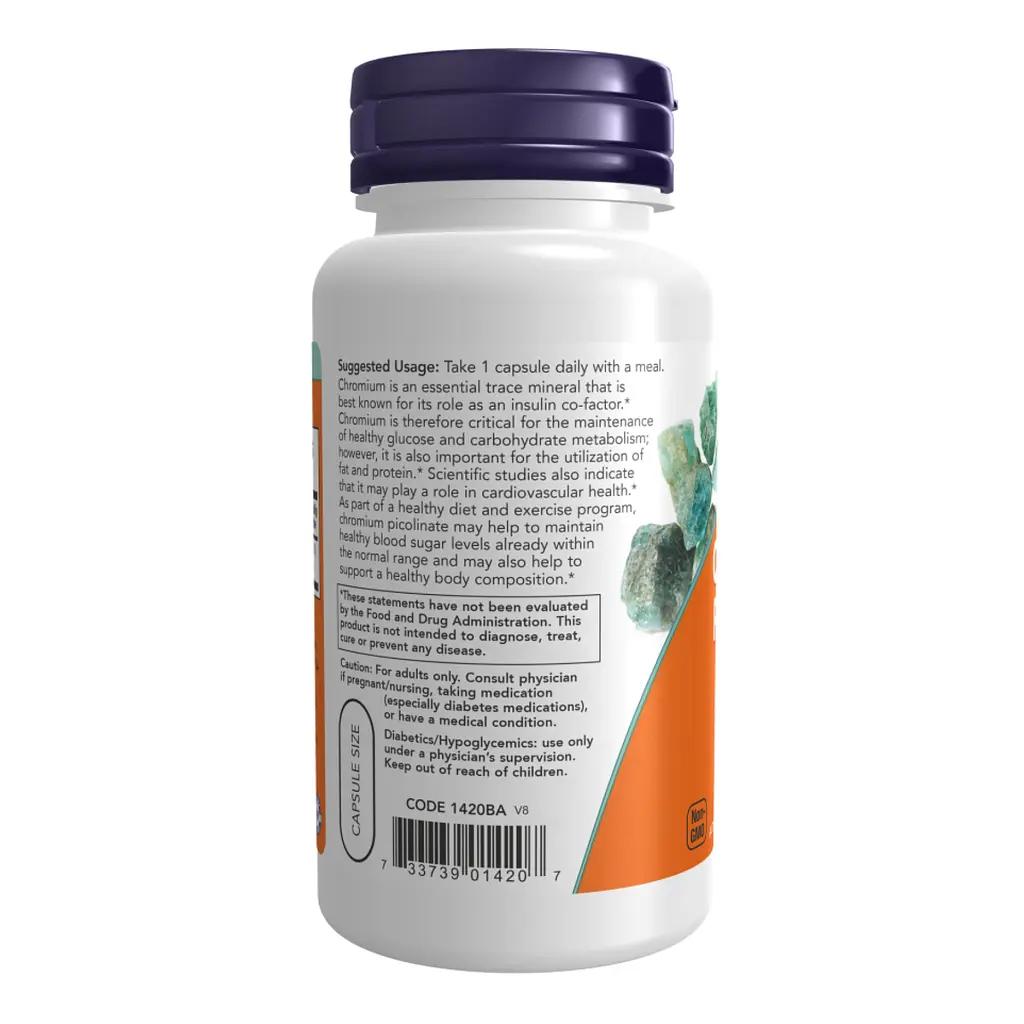 Вітаміни Chromium Picolinate 200 mcg - 250 caps - фото 3