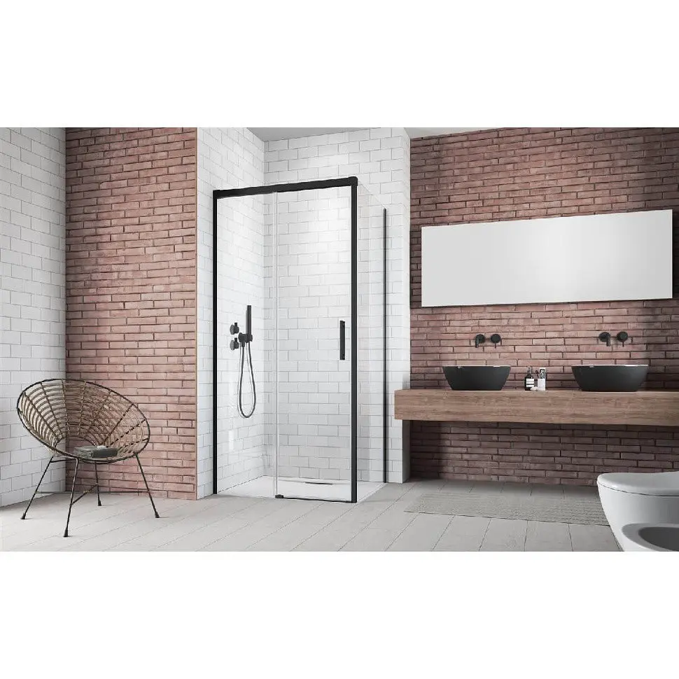 Душевая перегородка Radaway Idea Black S1 80x200 боковая правая часть (387051-54-01R) - фото 4