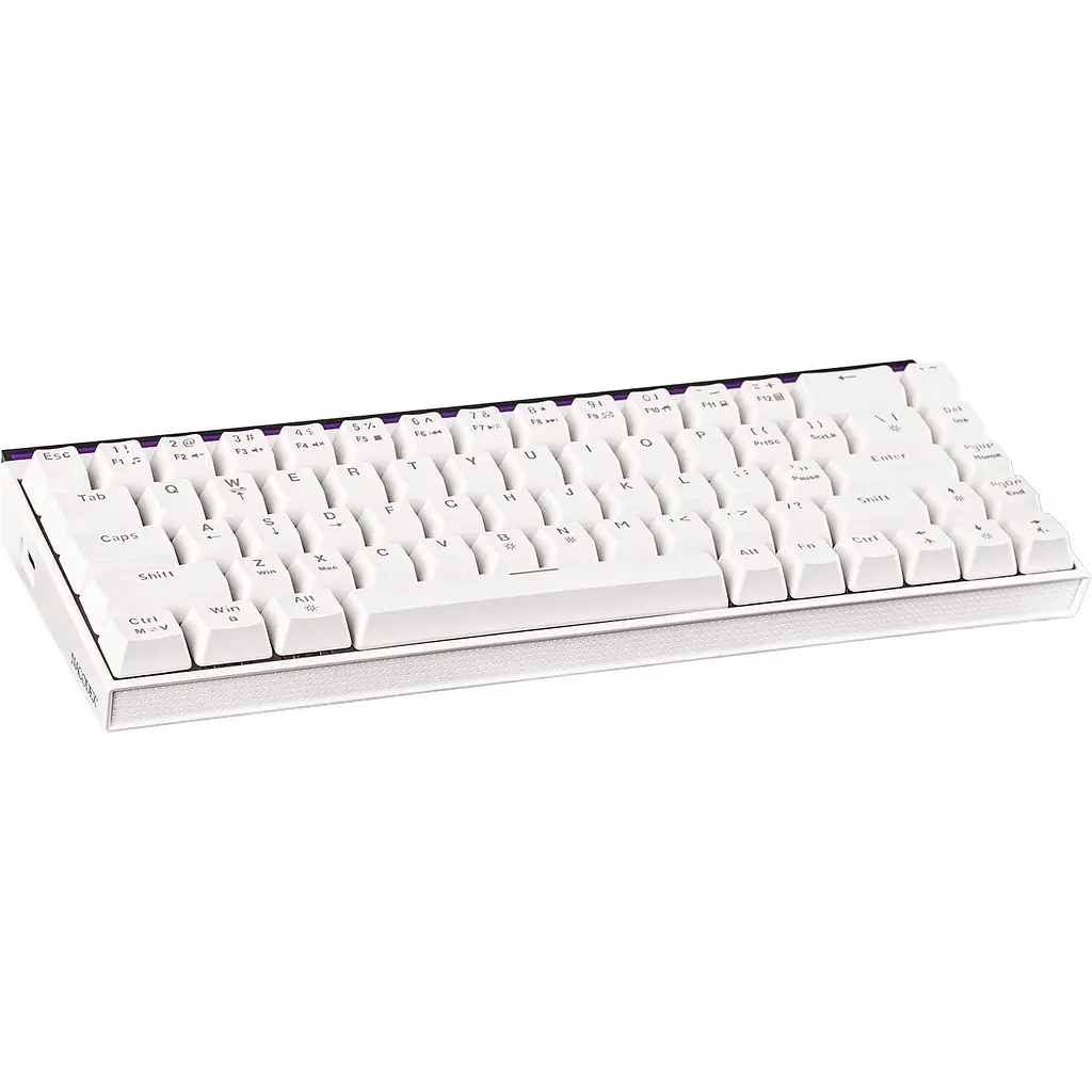 Клавіатура Ajazz NK68 Red Switch UA White (NK68-R-W) [156871] - фото 6