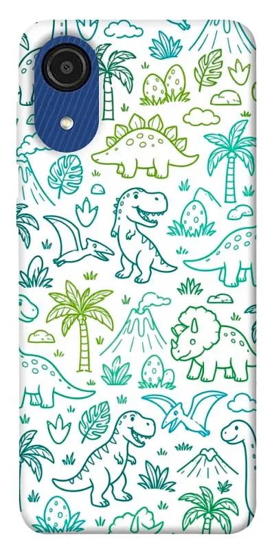 TPU чохол Demsky Dino pattern для Samsung Galaxy A03 Core
