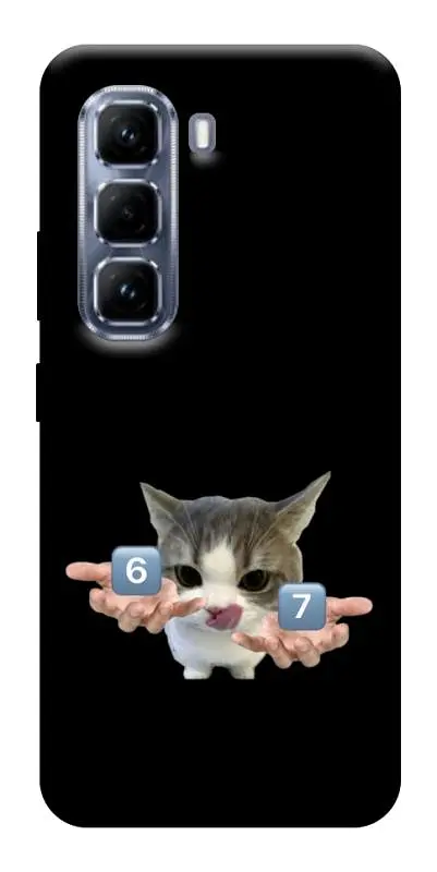 Чохол Demsky Six Seven cat для Infinix Hot 50 Pro