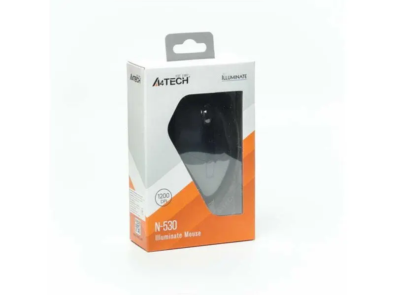 Миша A4Tech N-530 USB Black - фото 4