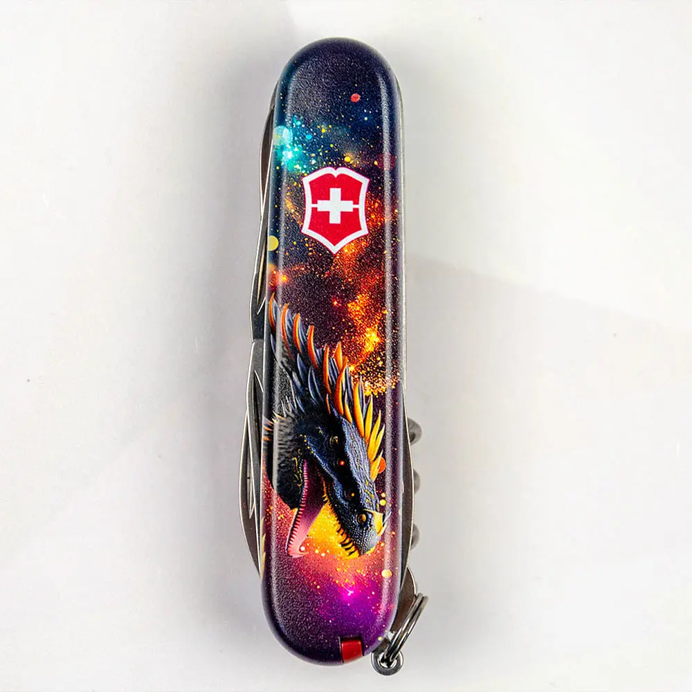 Ніж Victorinox Huntsman Zodiac 91мм 15функ Зірковий дракон - фото 9