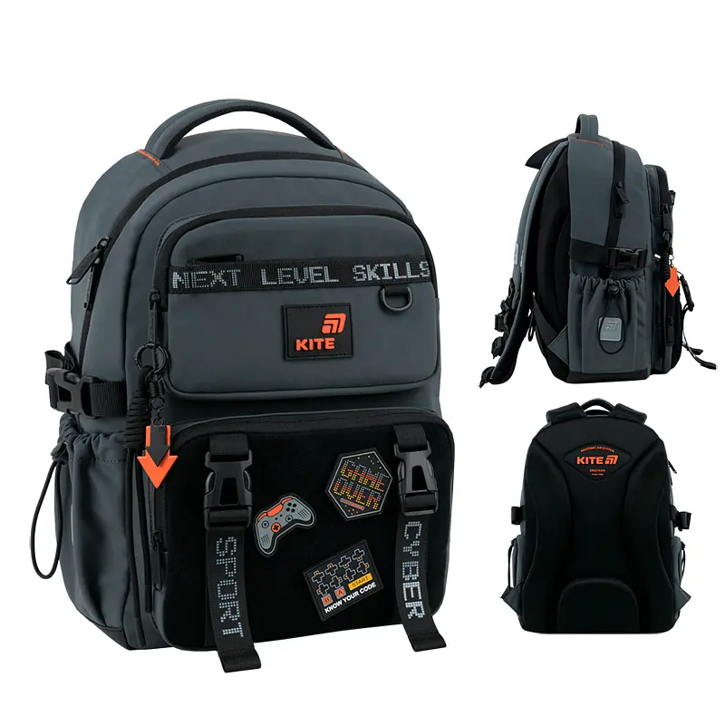 Рюкзак Kite Education 1022 Game Zone Сірий (K26-1022M-3) - фото 2