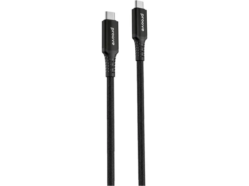 Кабель USB Type-C Proove Speed Line USB Type-C to USB Type-С 240W 1m Black (CCSL60002201)