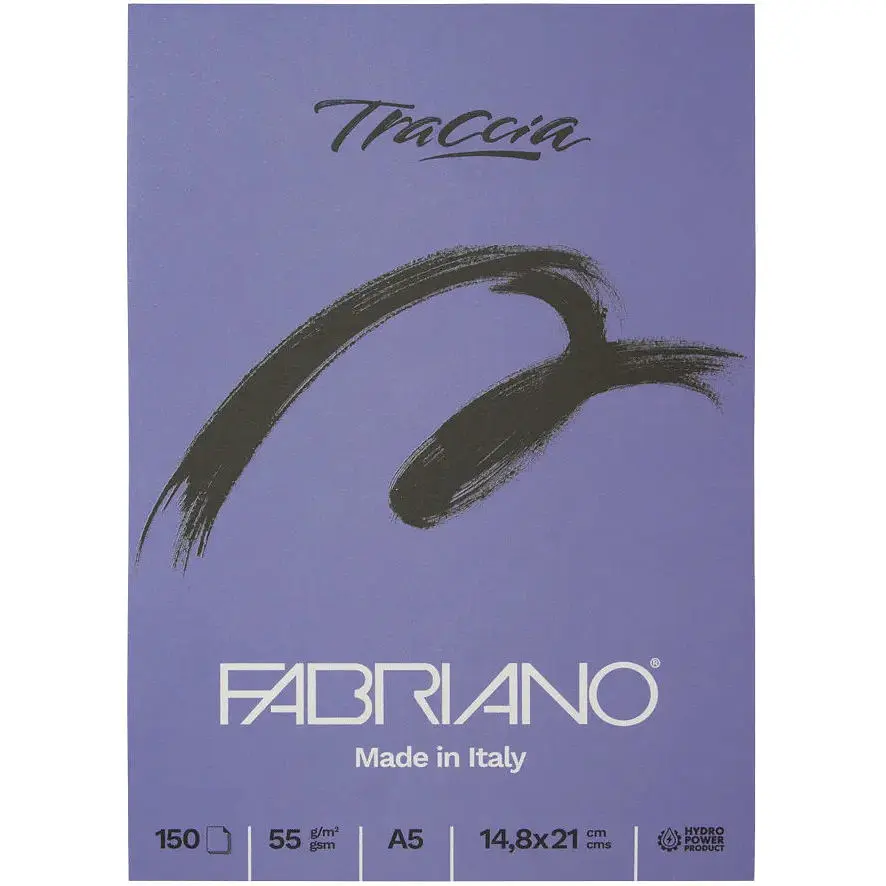 Блок бумаги для графики и каллиграфии Fabriano Traccia А5 55 г/м2 150 листов - фото 7