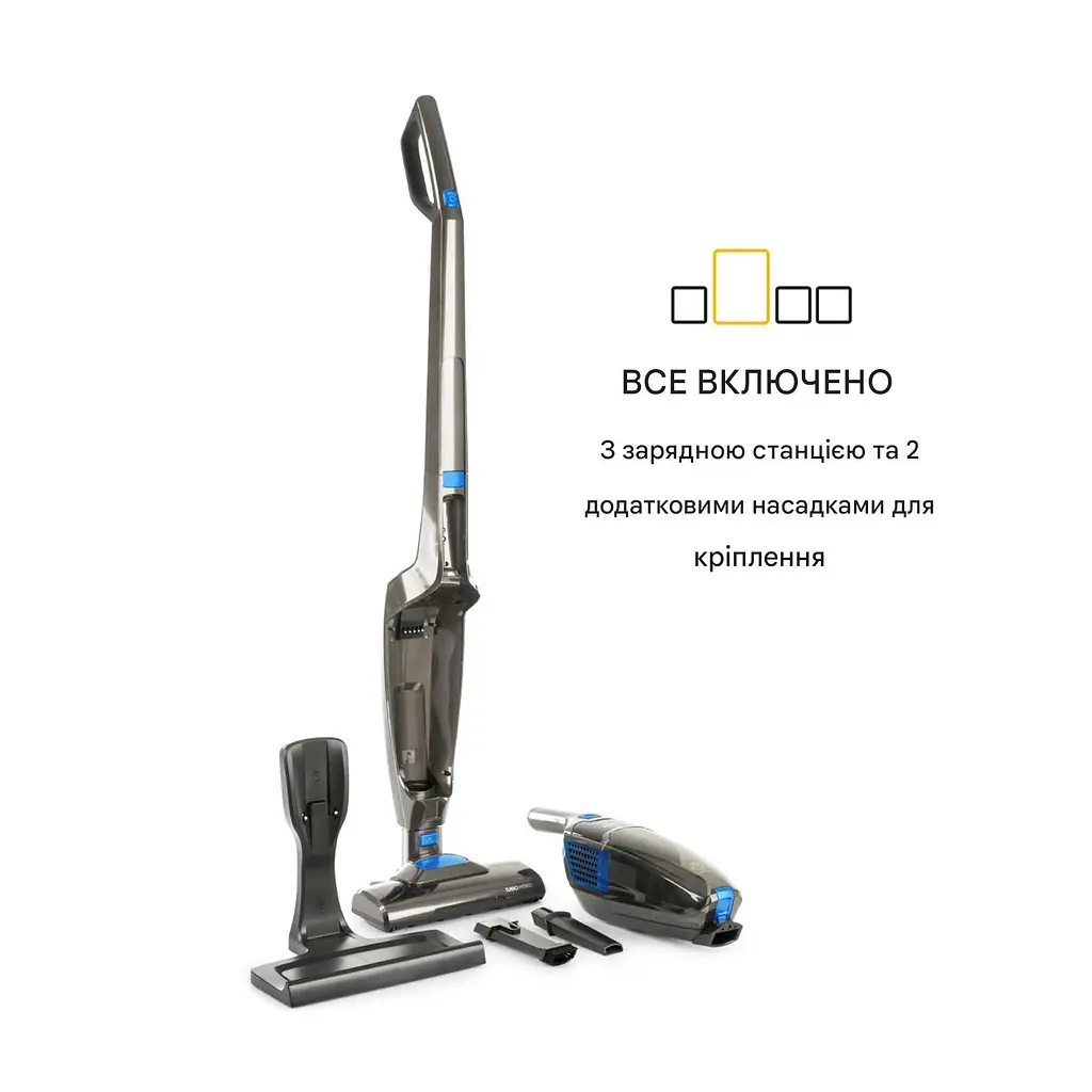 Аккумуляторный пылесос Klarstein TurboHybrid (10032945) - фото 8