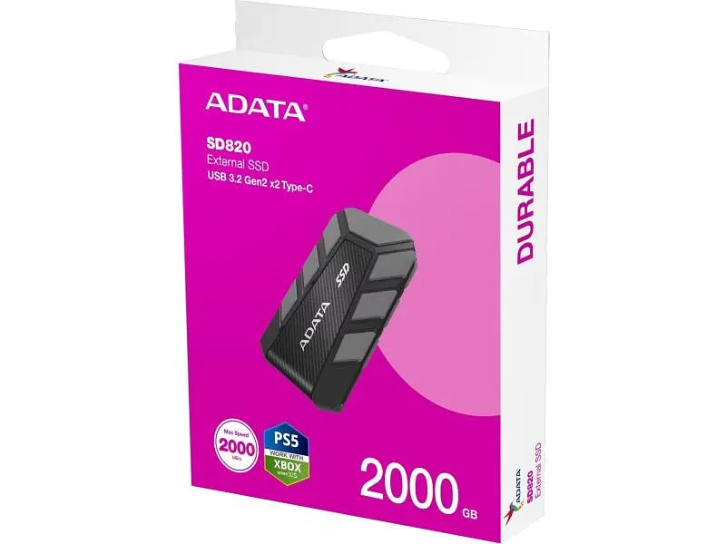 SSD-накопичувач ADATA SD820 2 TB Gray (SD820-2000G-CGY) - фото 6