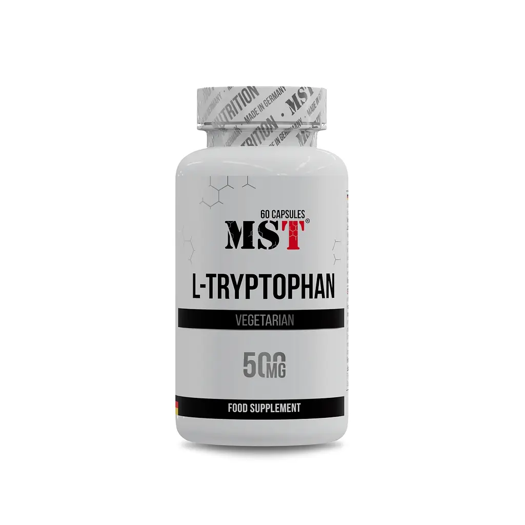 Амінокислота L-Tryptophan 500, 60 капсул MST fit0022939