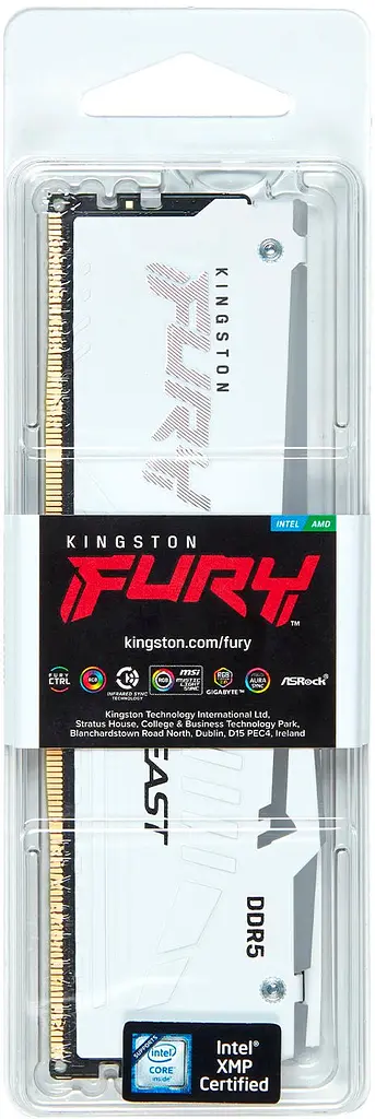 Пам'ять ПК DDR5 16GB 5600 FURY Beast RGB EXPO Білий Kingston teh0024810 - фото 6