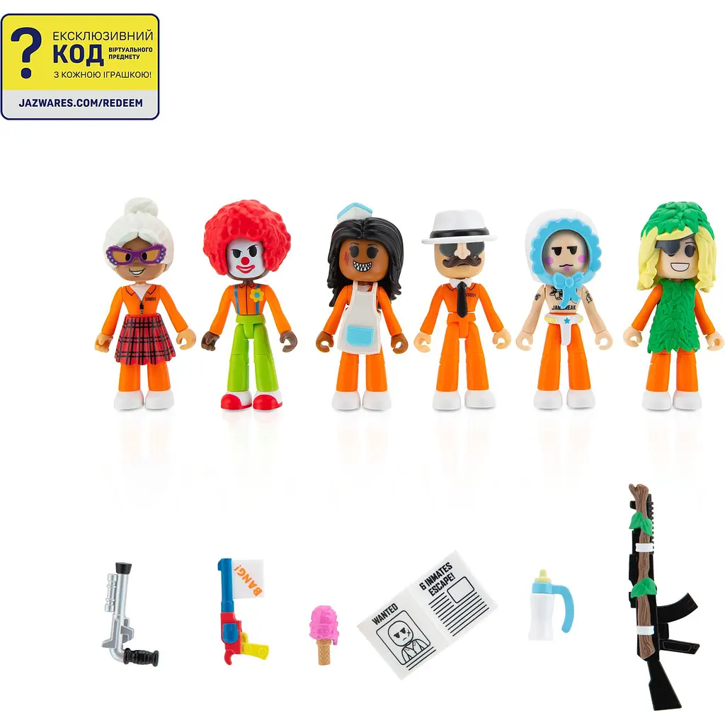 Игровой набор DevSeries Multipack Jailbreak: Hiding in Plain Sight 6 фигурок и аксессуары (CRS0059) - фото 4