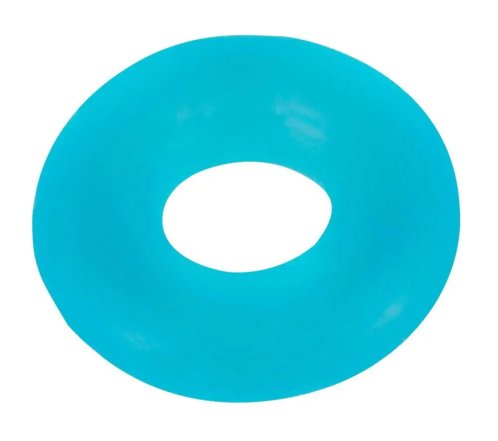 Ерекційне кільце You2Toys Stretchy Cock Ring 4 см блакитний - фото 4