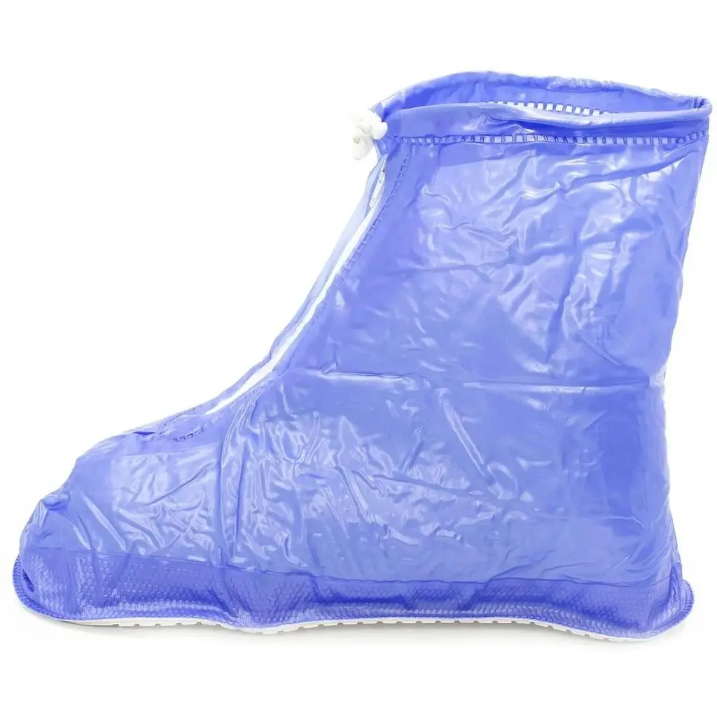 Бахіли на взуття Lesko від води та бруду ПВХ SB-101 S (35-36) Blue (15029) - фото 4