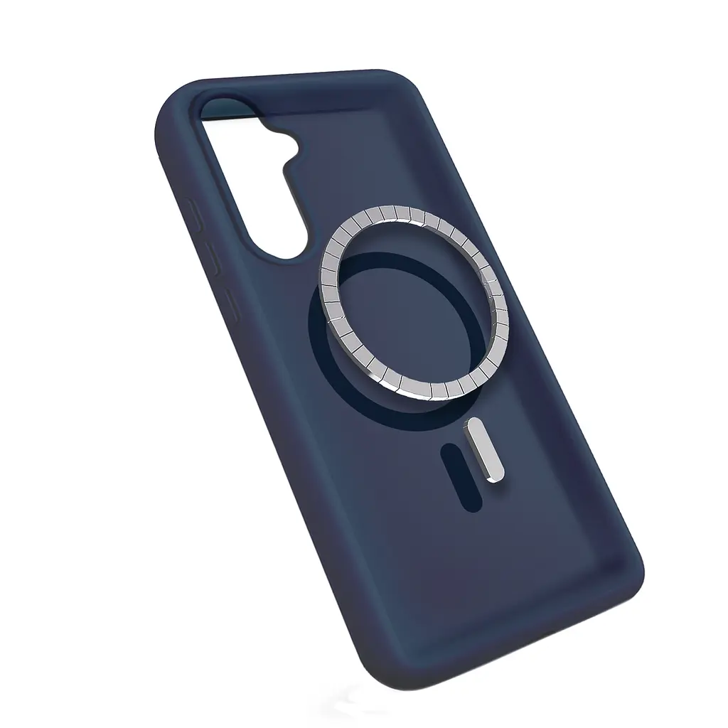 Чохол MAKE Samsung S26 Plus Silicone Aura Magnet Navy - фото 4