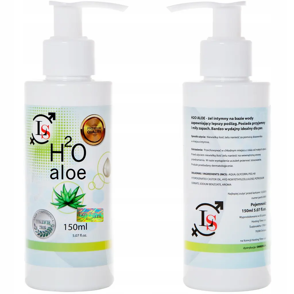 Лубрикант на водній основі з алое Love Stim H2O Aloe, 150 ml - фото 3