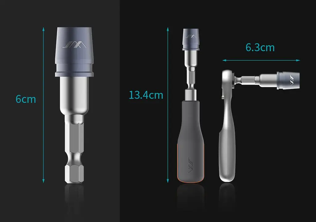 Викрутка з комплектом біт та насадок Xiaomi JimiHome Screwdriver Set (JM-GNT41) [83231] - фото 9