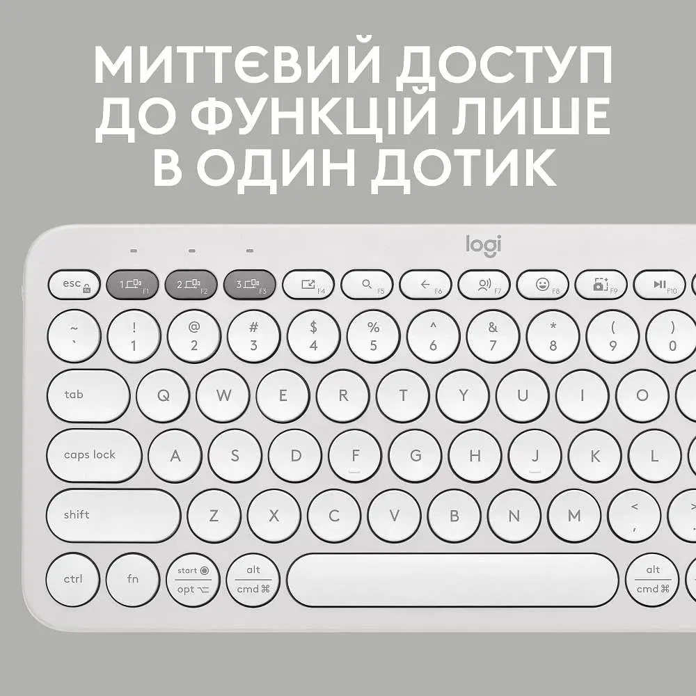 Клавиатура Logitech K380s Pebble Keys (L920-011852) - фото 3